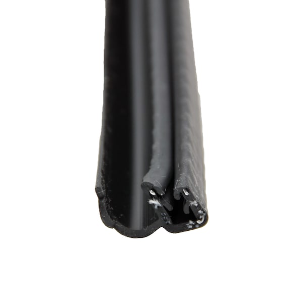 Ap Products AP Products 018-1894 "J" Bulb Seal with Slide-On Clip - 1" x 3/4" x 28', Black 018-1894 - main